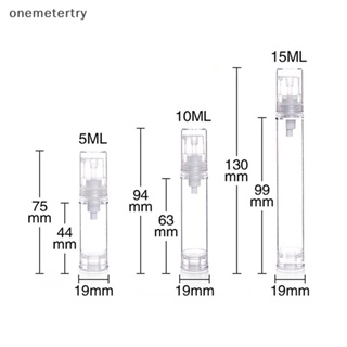 Onem ขวดปั๊มเปล่า สําหรับใส่โลชั่น เครื่องสําอาง ขนาด 5 10 15 มล. 1 ชิ้น