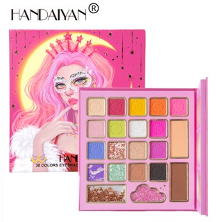 Handaiyan พาเลทอายแชโดว์ บลัชออน คอนทัวร์ 30 สี 30 สี