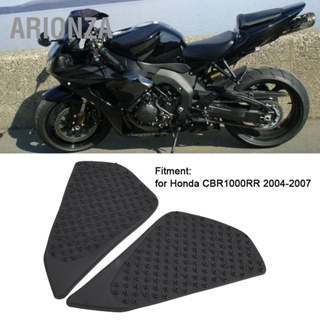 ARIONZA ถังแก๊ส Traction Side Pad Anti Slip Knee Grip Protector เหมาะสำหรับ Honda CBR1000RR 2004-2007