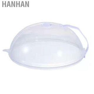 Hanhan Microwave Oven Splatter Cover High Temperature Resistant Plastic Splash Guard Lid Clear  Cover for Kitchen Tool