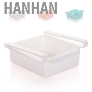 Hanhan 3Pcs Retractable Drawer Type  Storage Box   Keeping Classified Organizer Container  Fridge Shelf Holder Plastic Storage Bins