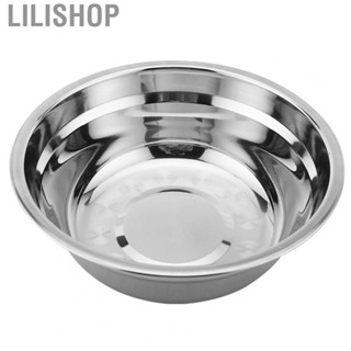 Lilishop Stainless Steel Bowl  Stainless Steel Mixing Bowl Deeper Edge 26cm  for Cooking