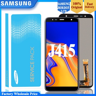 ของแท้ 100% เซนเซอร์หน้าจอสัมผัส LCD 6.0 นิ้ว พร้อมบริการ สําหรับ Samsung Galaxy J4+ 2018 J4 Plus J415 J415F J410