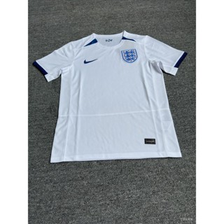 เสื้อกีฬาแขนสั้น ลายทีมชาติฟุตบอล England ชุดเหย้า สีขาว ไซซ์ S-2XL 2023