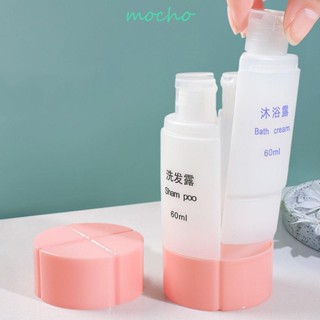 Mocho ขวดรีฟิล 4 in 1 บรรจุแชมพู กล่องเก็บสบู่เหลว เจลอาบน้ํา โลชั่น กล่องล้าง ที่ใส่เครื่องสําอาง เดินทาง ขวดนํากลับมาใช้ใหม่ได้