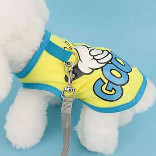 🇹🇭พร้อมส่ง🇹🇭💕เสื้อกล้ามแต่งสีขอบ *พร้อมห่วงสำหรับคล้องสายจูง 🐶🐱🐰 for pet เสื้อสุนัข ชุดหมา ชุดแมว