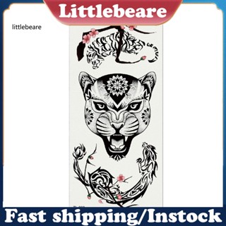 &lt;littlebeare&gt; สติกเกอร์รอยสัก PET ลายการ์ตูนน่ารัก กันน้ํา สวยหรู แฟชั่นฤดูร้อน สําหรับติดตกแต่ง 1 แผ่น