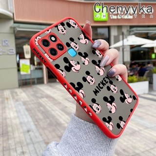 สําหรับ Infinix Smart 6 HD Smart 6 Plus เคส เต็มจอ เมาส์ ฝ้า ใส ขอบสี่เหลี่ยม เคส รูปแบบ ซิลิโคน กันกระแทก ป้องกัน เคสนิ่ม