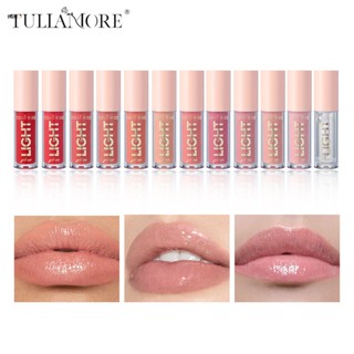 Tulla More Moisturizing Candy Lip Glaze Mirror Pearlescent Nude Lip Gloss 6 เซ็ตลิปกลอสออยล์ nuuo