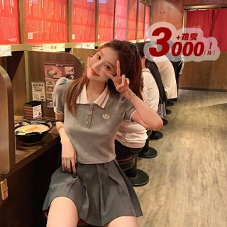 เสื้อโปโล เสื้อยืดลําลอง แขนสั้น ลายเทนนิส สไตล์สปอร์ต
