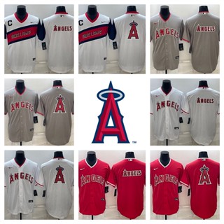 MLB Los Angeles Angels เสื้อยืดเบสบอลบุรุษ 02