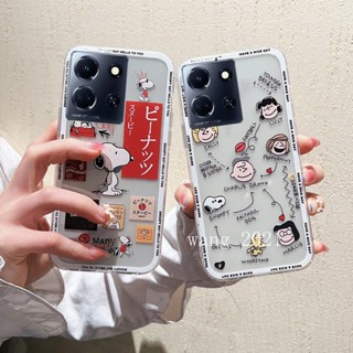 ใหม่ เคสโทรศัพท์มือถือ ซิลิโคนนิ่ม บางมาก ลายการ์ตูนสนูปปี้น่ารัก แฟชั่น สําหรับ Infinix Note 30 Pro VIP 30i Hot 30 Play NFC Smart 7 Plus HD 4G 5G