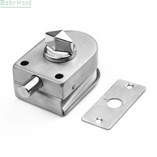 【Big Discounts】Glass Door Lock Stainless Steel Tools Bolt Free Opening Home Improvement#BBHOOD