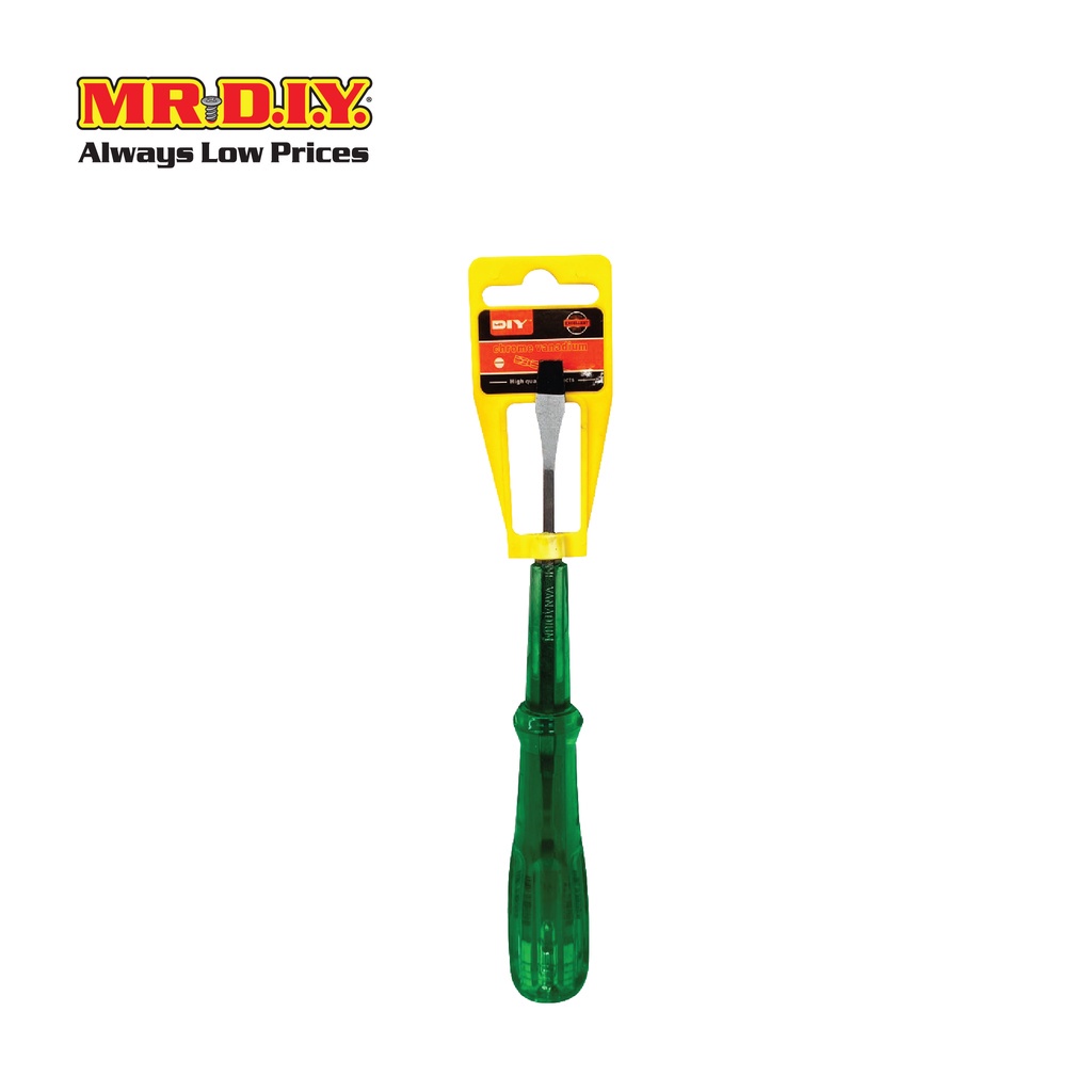 มิสเตอร์. ดี.ไอ.วาย ไขควงปากแบน (ขนาด 4 นิ้ว) - MR.DIY THAILAND ...