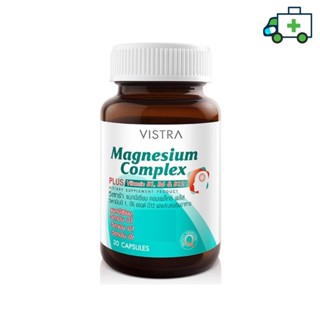 Vistra Magnesium Complex - แมกนีเซียม คอมเพล็กซ์ พลัส (30 Caps) [PF]