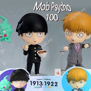 โมเดลฟิกเกอร์ Nendoroid Mob Psycho 100 1913 Hidayama Shigeo 1922 Reigen Arataka Change Face Anime Articulado ของเล่นสําหรับเด็ก