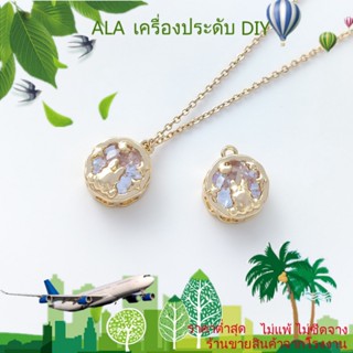 ❤️เครื่องประดับ DIY❤️จี้รูปกระต่าย ดาว ดวงจันทร์ ชุบทอง 14K ฝังเพทาย แฮนด์เมด สําหรับทําเครื่องประดับ DIY[จี้/ลูกปัด/สร้อยคอ/สร้อยข้อมือ/กําไลข้อมือ/ต่างหู]