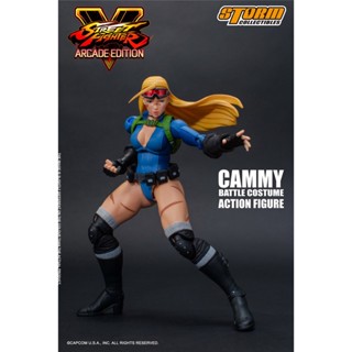 พร้อมส่ง ของแท้ 100% โมเดลตุ๊กตา Cammy SDCC 1/12 Street Fighter V Game ขยับได้ สําหรับเก็บสะสม