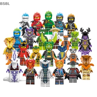 Bsbl ชุดของเล่นตัวต่อฟิกเกอร์ Ninjago Kai Jay Sensei Wu Master ขนาดเล็ก 24 ชิ้น