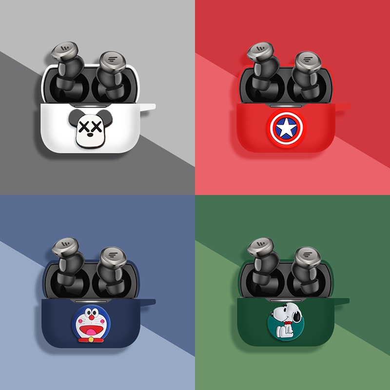 แฟชั่นอะนิเมะการ์ตูนหูฟังกล่องฝาครอบป้องกันเข้ากันได้สําหรับ Edifier W240TN เคสซิลิโคนผิวนุ่ม