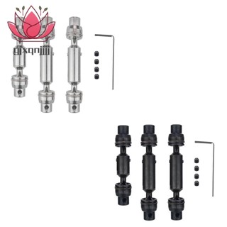 เพลาขับโลหะ CVD สําหรับอัพเกรดรถบังคับ WPL B16 B36 JJRC Q60 Q63 Q64 MN77 FY004 6WD 1/16 3 ชิ้น