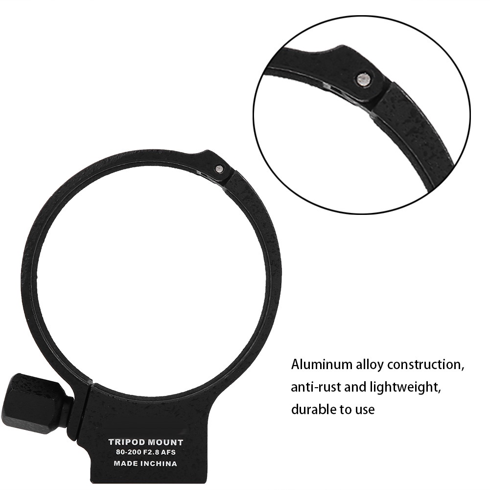 Camera.home Aluminum Alloy Camera Lens Tripod Mount Collar Ring for Nikon 80‑200mm F2.8 AFS