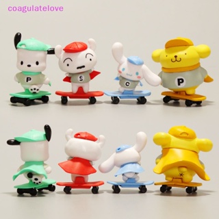 Coagulatelove Sanrio Cinnamoroll Pochacco ตุ๊กตาของเล่น ตกแต่งโต๊ะ เค้ก เบเกอรี่ ของสะสม ของเล่น [ขายดี]