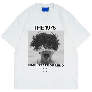 【2023】พร้อมส่ง The1975 เสื้อยืด พิมพ์ลาย Frail State Of Mind สไตล์ร็อค