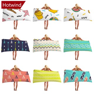 Hotwind ผ้าขนหนูไมโครไฟเบอร์ ลายการ์ตูนน่ารัก ดูดซับน้ําได้ดี แห้งเร็ว ขนาด 150 ซม.*75 ซม. สําหรับเด็ก ผู้ใหญ่ เดินทาง สระว่ายน้ํา ตั้งแคมป์ D6X2