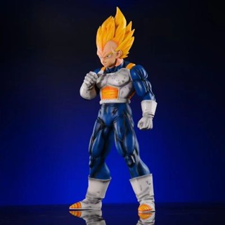 โมเดลฟิกเกอร์ Dragon Ball Super Universe Suit Quick Party Vegeta Figure GK Super Blue สําหรับตกแต่ง