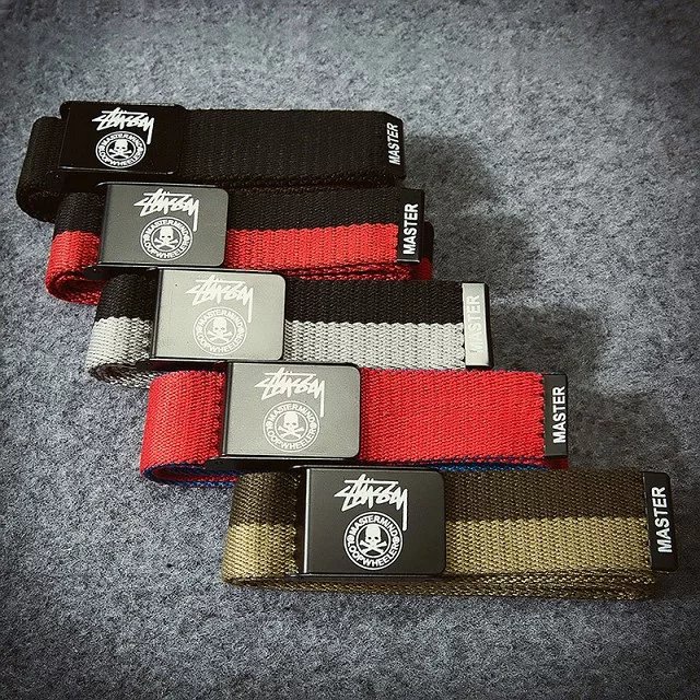 เข็มขัดผ้าใบหัวเข็มขัดเรียบสไตล์เกาหลีสําหรับผู้ชาย(BV236) beltshop