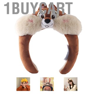 1buycart Headband Cartoon Fuzzy Makeup Cosmetic Shower Hair Hoop for Adults Children