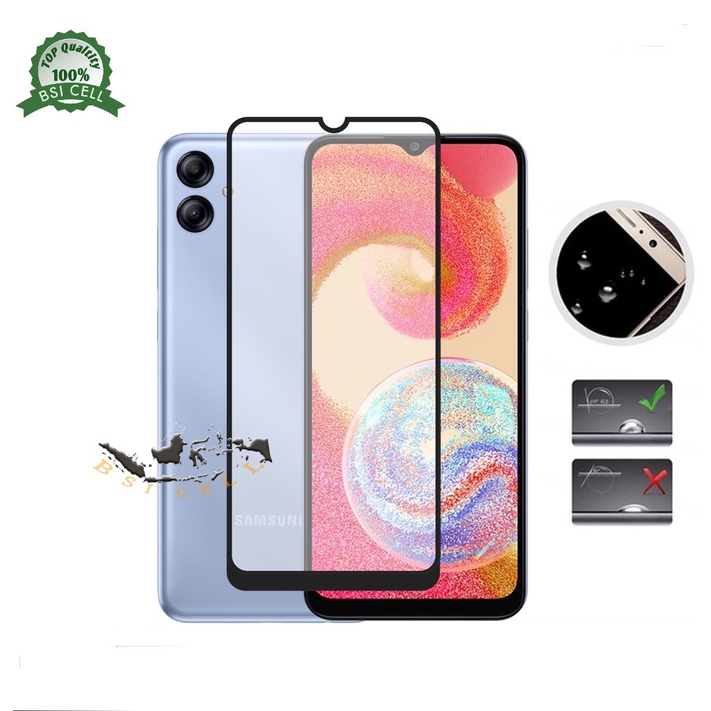 LAYER SAMSUNG GALAXY A04 AO4E TEMPERED GLASS FULL SCREEN/FRONT SCREEN PROTECTOR/FULL SCREEN ANTI-SCR