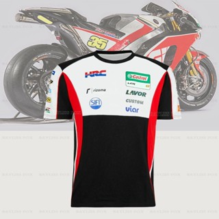 Gp เสื้อยืดแขนสั้น ระบายอากาศ แห้งเร็ว พิมพ์ลายรถจักรยานยนต์ Honda LCR HRC Factory Racing Team 2022