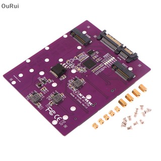 {RUI} การ์ดขยาย SATA เป็น 5 พอร์ต SATA M.2 NGFF SSD 5 พอร์ต SATA M.2 {OuRui.th}