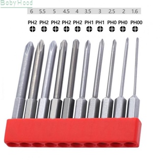 【Big Discounts】Screwdriver Bits 10PCS 6.35mm 65mm Alloy Steel Cross Electric Magnetic#BBHOOD