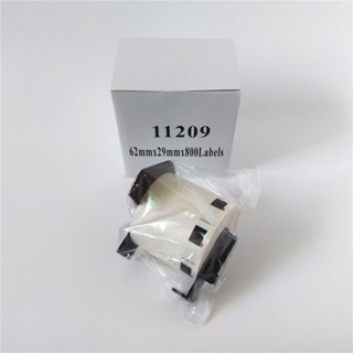 2 x Rolls Brother DK 11209 DK 1209 Compatible Labels 29mm x 62mm QL 570 580 700 710 800 810W 820NWB