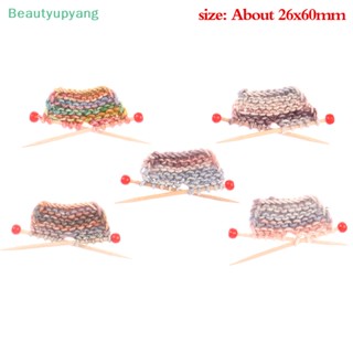 [Beautyupyang] 1:12 ตุ๊กตาจําลอง หนา ถักเสื้อกันหนาว DIY อุปกรณ์ตกแต่ง