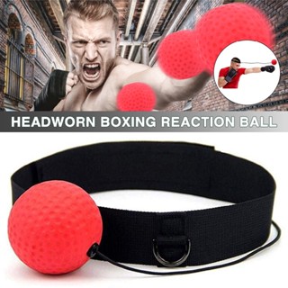 Boxing Reflex Ball Training Headband Speed Reaction Home Gym Punch Exercise