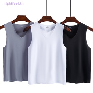 Rightfeel.th ใหม่ เสื้อเบลาส์ แขนกุด ทรงหลวม สําหรับผู้ชาย ผู้หญิง ใส่เล่นโยคะ วิ่ง