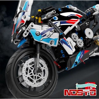 บล็อคตัวต่อรถจักรยานยนต์ T3042 BMW 1000RR 589 ชิ้นต่อชุด DIY