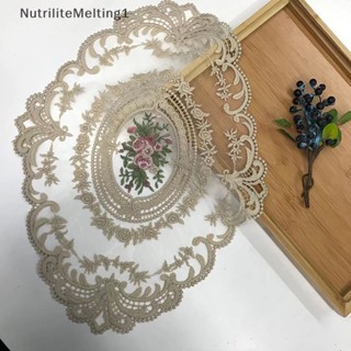 [NutriliteMelting1] ผ้าคลุมโต๊ะรับประทานอาหาร ปักลาย หรูหรา [TH]