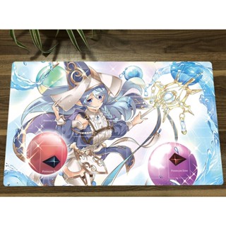 Yugioh Playmat Aquamancer of The Sanctuary TCG CCG แผ่นรองเมาส์ สําหรับเล่นเกม