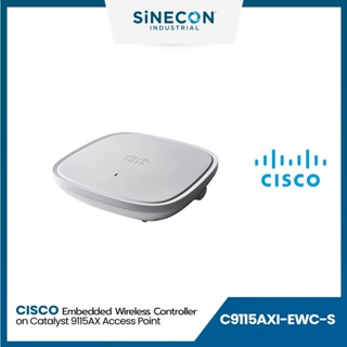 CISCO ACCESS POINT อุปกรณ์ขยายสัญญาณไวไฟ Embedded Wireless Controller on C9115AX Access Point (C9115AXI-EWC-S)