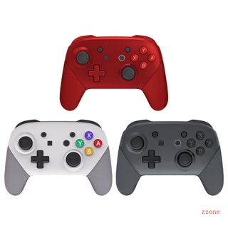 Zzz จอยสติ๊กควบคุมเกมบลูทูธไร้สาย สําหรับ Switch Lite SteamDeck Gamepad พร้อมมอเตอร์คู่