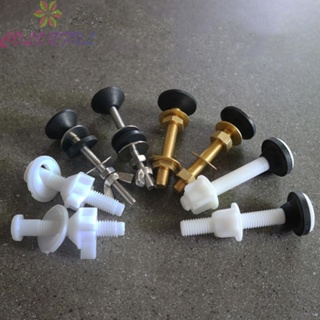 【COLORFUL】Toilet Bolts Accessory Plastic/Stainless Steel Toilet Repairs Universal Screws