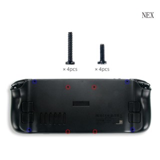 Nex ฝาครอบคอนโซลเกม ด้านหลัง สกรู สําหรับ Steam Deck Long Short Screws