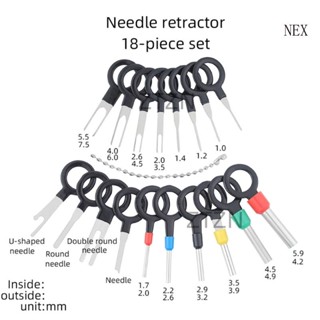 Nex ชุดเครื่องมือถอดขั้วต่อสายไฟอัตโนมัติ สําหรับรถยนต์ 82 ชิ้น