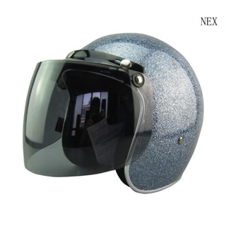 หมวกกันน็อครถจักรยานยนต์ NEX Visor 3-Snap แบบพลิกขึ้นลง เปิดหน้า เลนส์