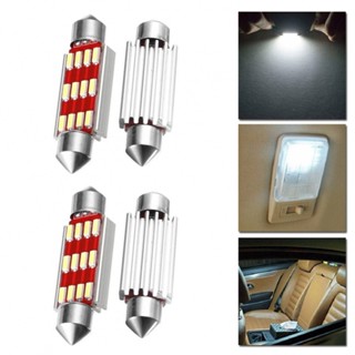 ⚡READYSTOCK⚡Reading Lights Festoon Light Interior LED 12V 36mm 4 Pcs 6000K Cold White